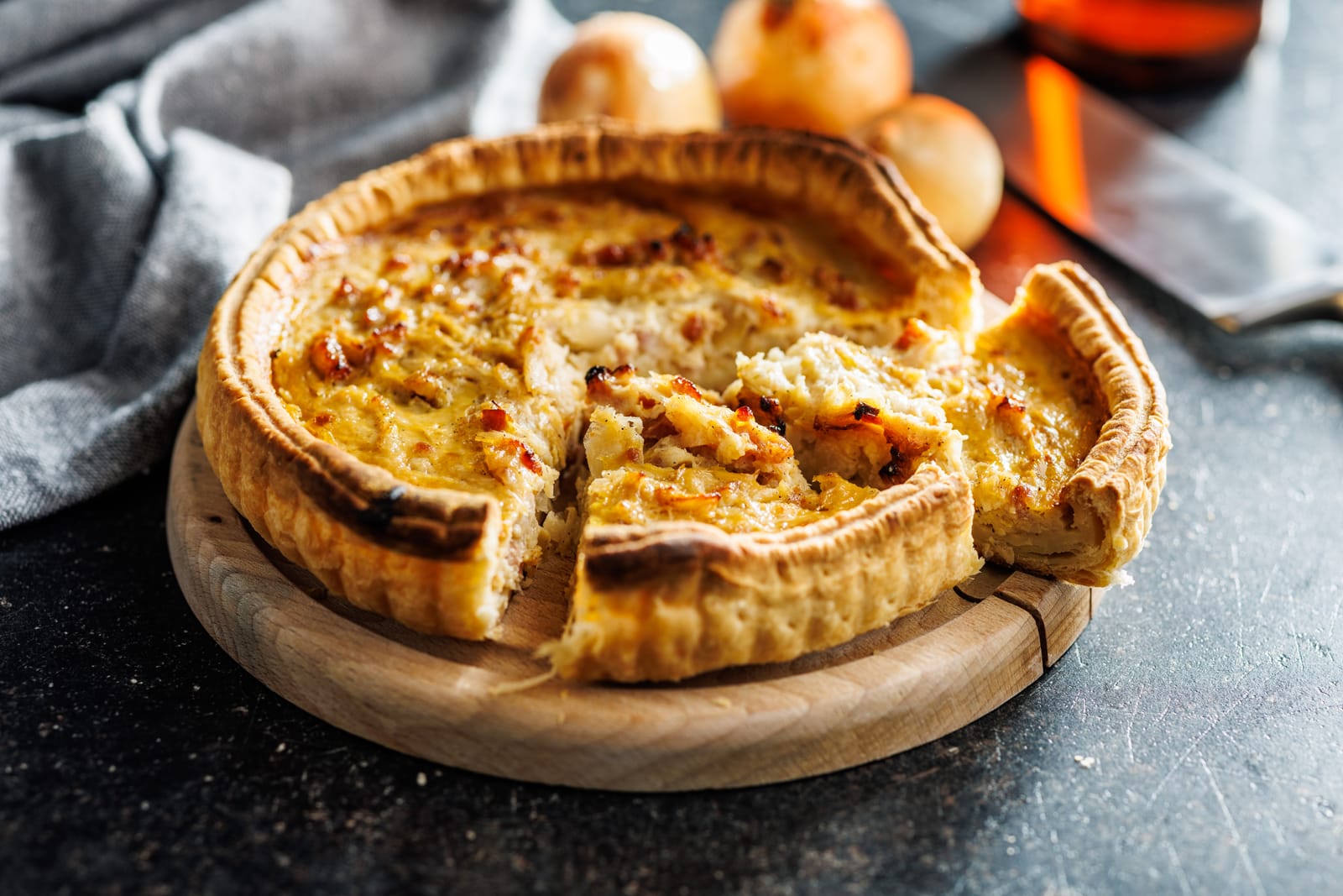 recette de la vraie quiche lorraine traditionnelle