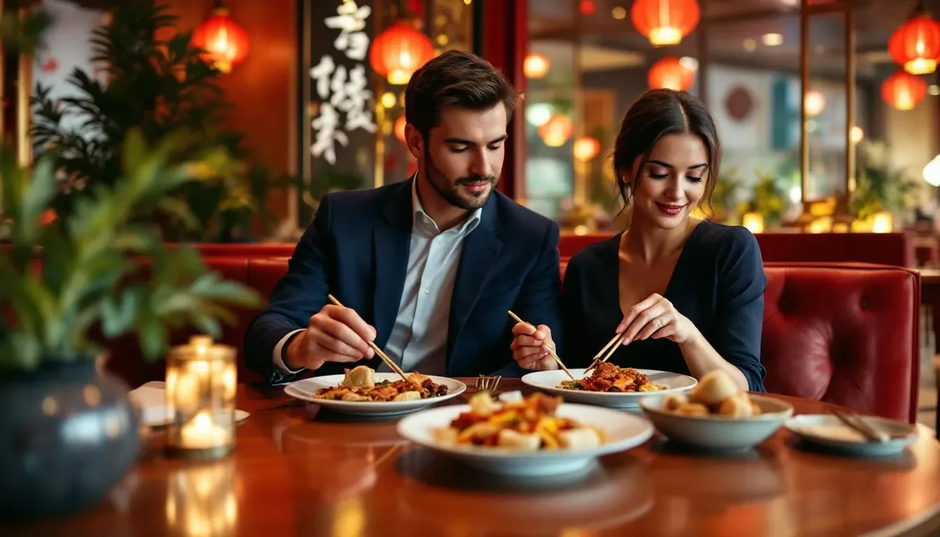 Façade d'un restaurant chinois à Nancy, établissement asiatique réputé