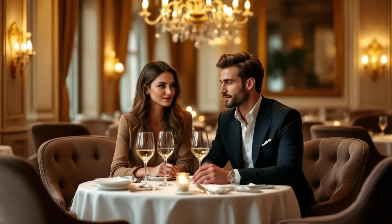 Vue d'un restaurant gastronomique à Nancy proposant une cuisine raffinée