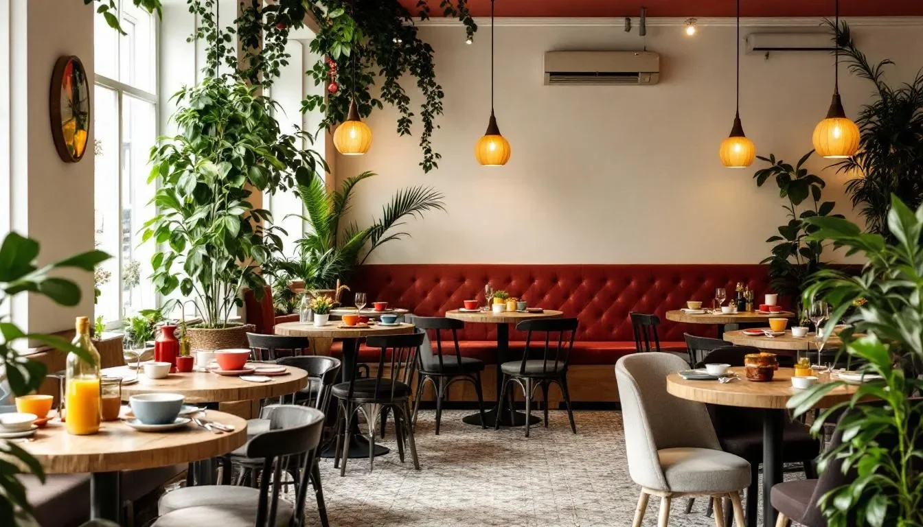 Vue d'un restaurant halal à Nancy proposant une cuisine orientale