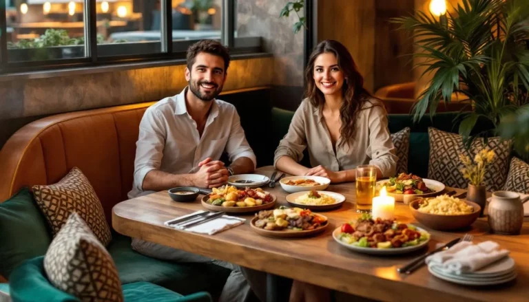 Façade d'un restaurant libanais à Nancy, établissement culinaire