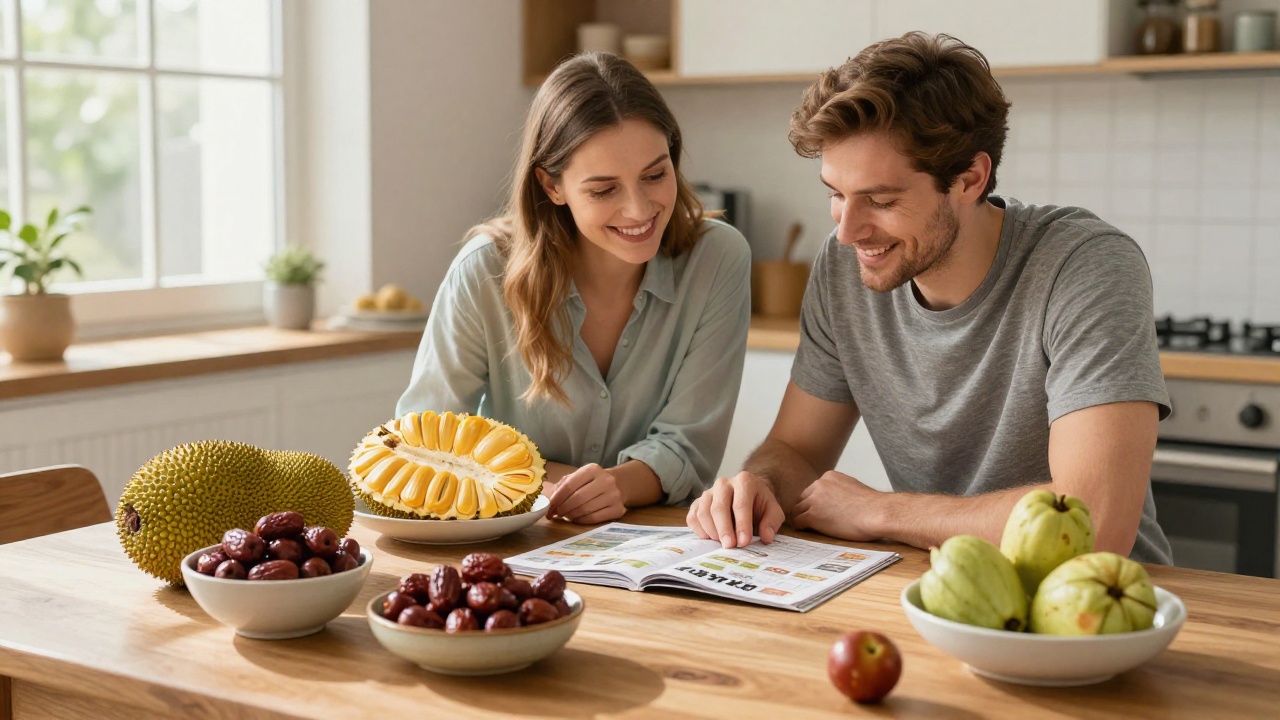 Liste de fruits commençant par J avec des exemples comme jacquier et jujube