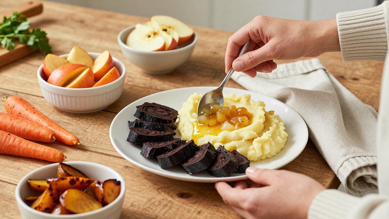 Découvrez les légumes parfaits pour accompagner le boudin noir et ses garnitures