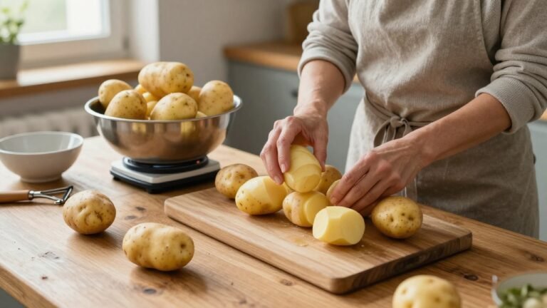 Quantité de pommes de terre recommandée par convive pour repas réussi