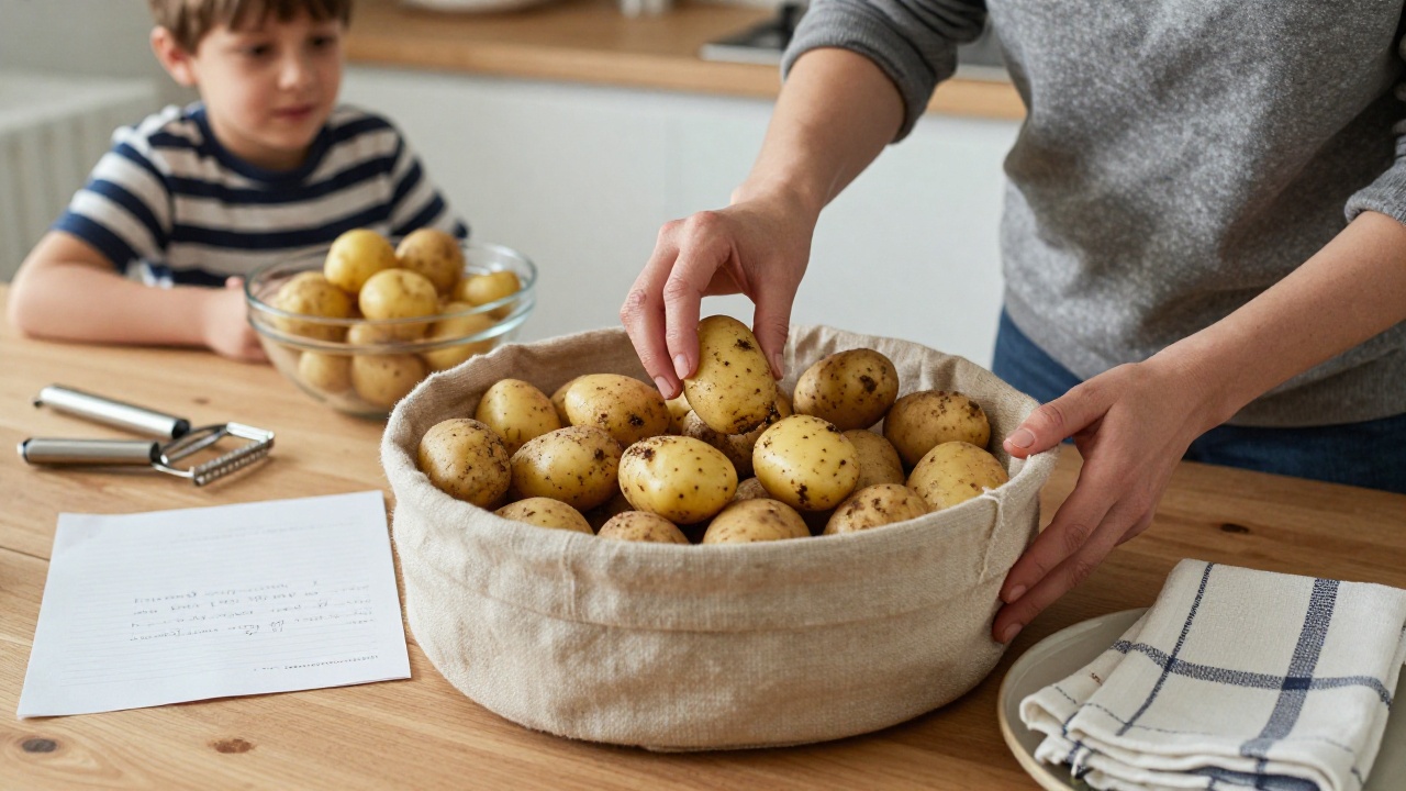 Quantité idéale de pommes de terre pour repas selon portions et convives
